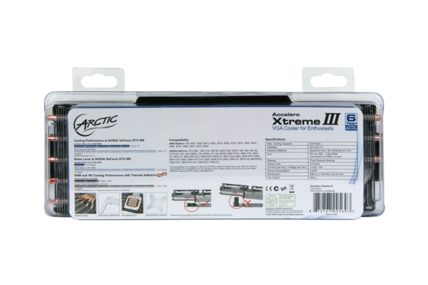 Arctic Cooling Acc. Xtreme III III, GTX680, HD7870/HD7850