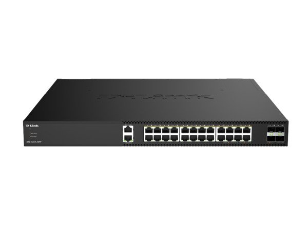 D-Link DXS-1250-28YP/E - 28-Port 10 Gigabit Smart Managed PoE Switch