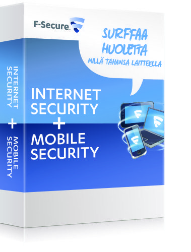 F-SECURE Internet Security Plus 1 &aring;r 5 anv&auml;ndare PC/MAC/PHONE
