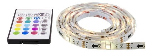 EPZI LED-lista, 4x50cm, 12 eri v&auml;ri&auml;, RGB, kauko-ohjaus, USB