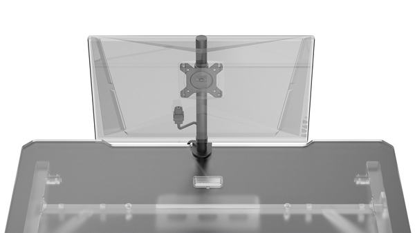 SilentiumPC Atlas 100 68,6 cm (27") Musta