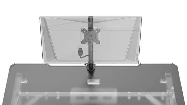 SilentiumPC Atlas 100 68,6 cm (27") Musta