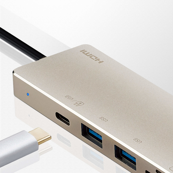 ATEN USB-C Multiport Mini Dock with Power Pass Through PD60W