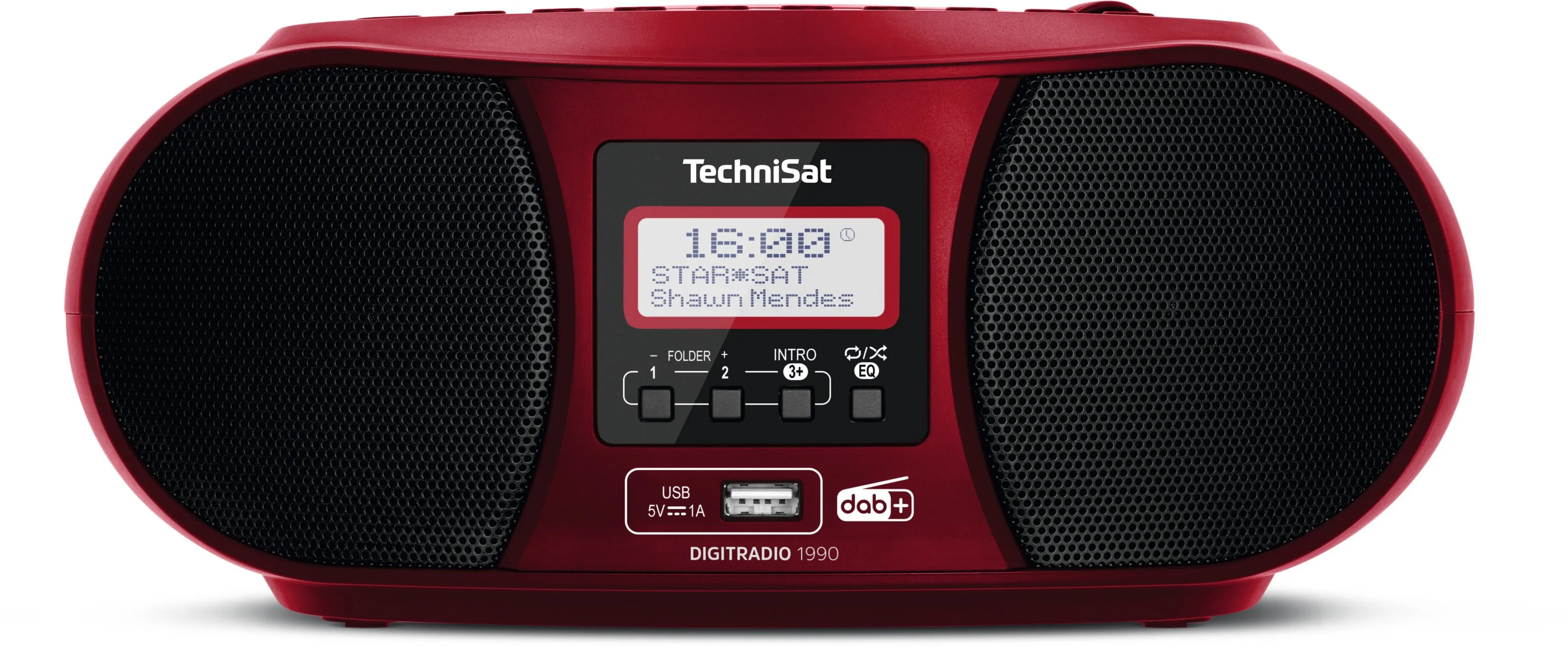 Digitradio 1990 Digital 3 W Red