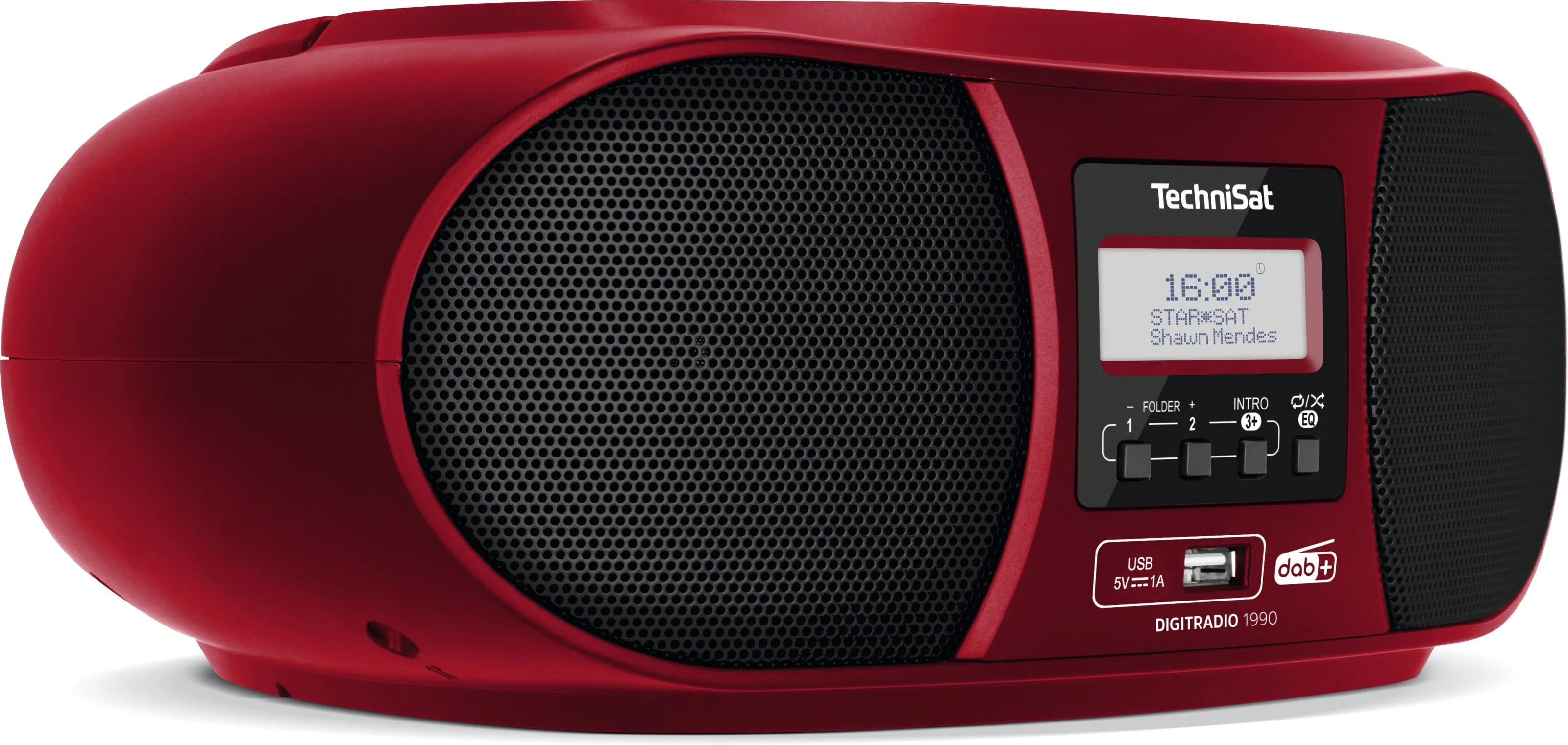 Digitradio 1990 Digital 3 W Red