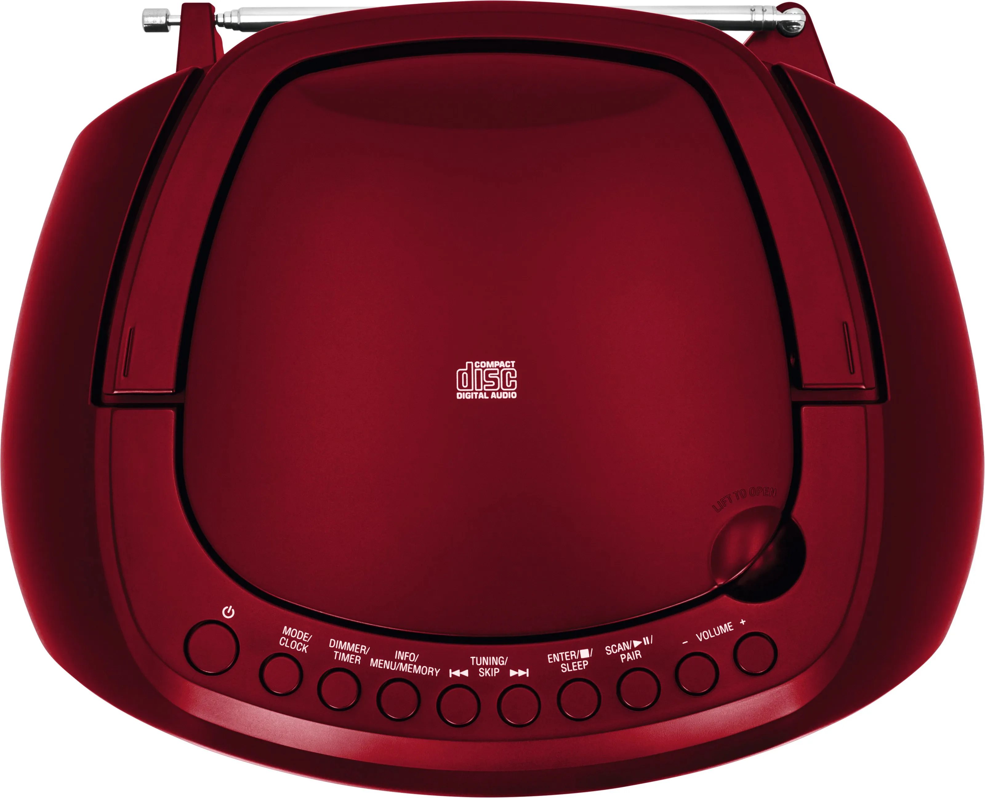 Digitradio 1990 Digital 3 W Red