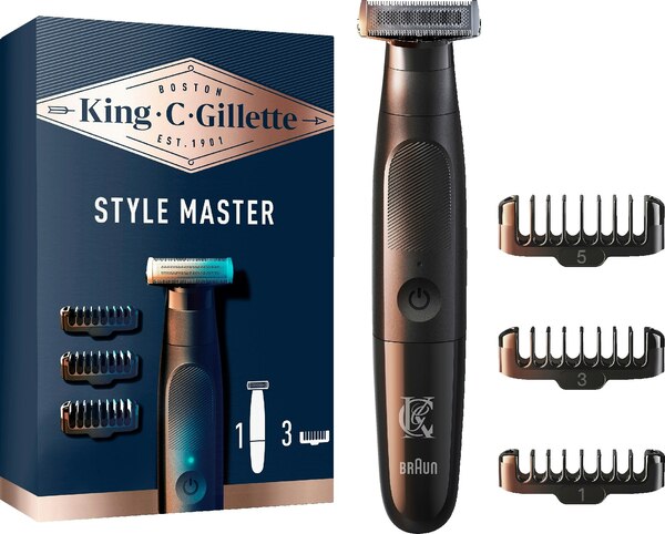 Gillette King C. Gillette Style Master XT3000 - beard trimmer, Silver/Black