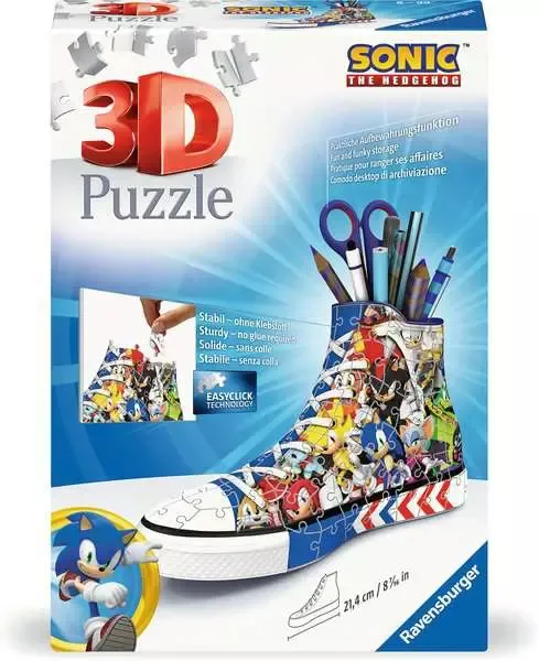 3D Puzzle Sneakers Sonic the Hedgehog 11593 - pussel, 108 bitar