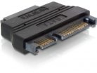 DeLOCK adapter SATA+ström(15+7) - Slim SATA+ström(7+6), ha-ho, svart