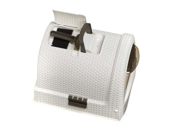 Curver Style Hooded Cat Litter Box, Cream