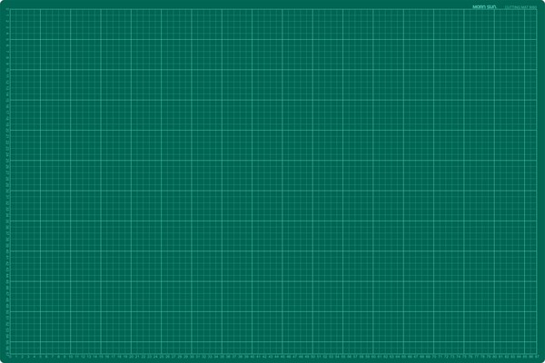 Cutting mat 90x60cm green
