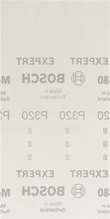 BOSCH Mesh structure sanding sheet M480 115x230 K32 10x - 2608900768 EXPERT RANGE