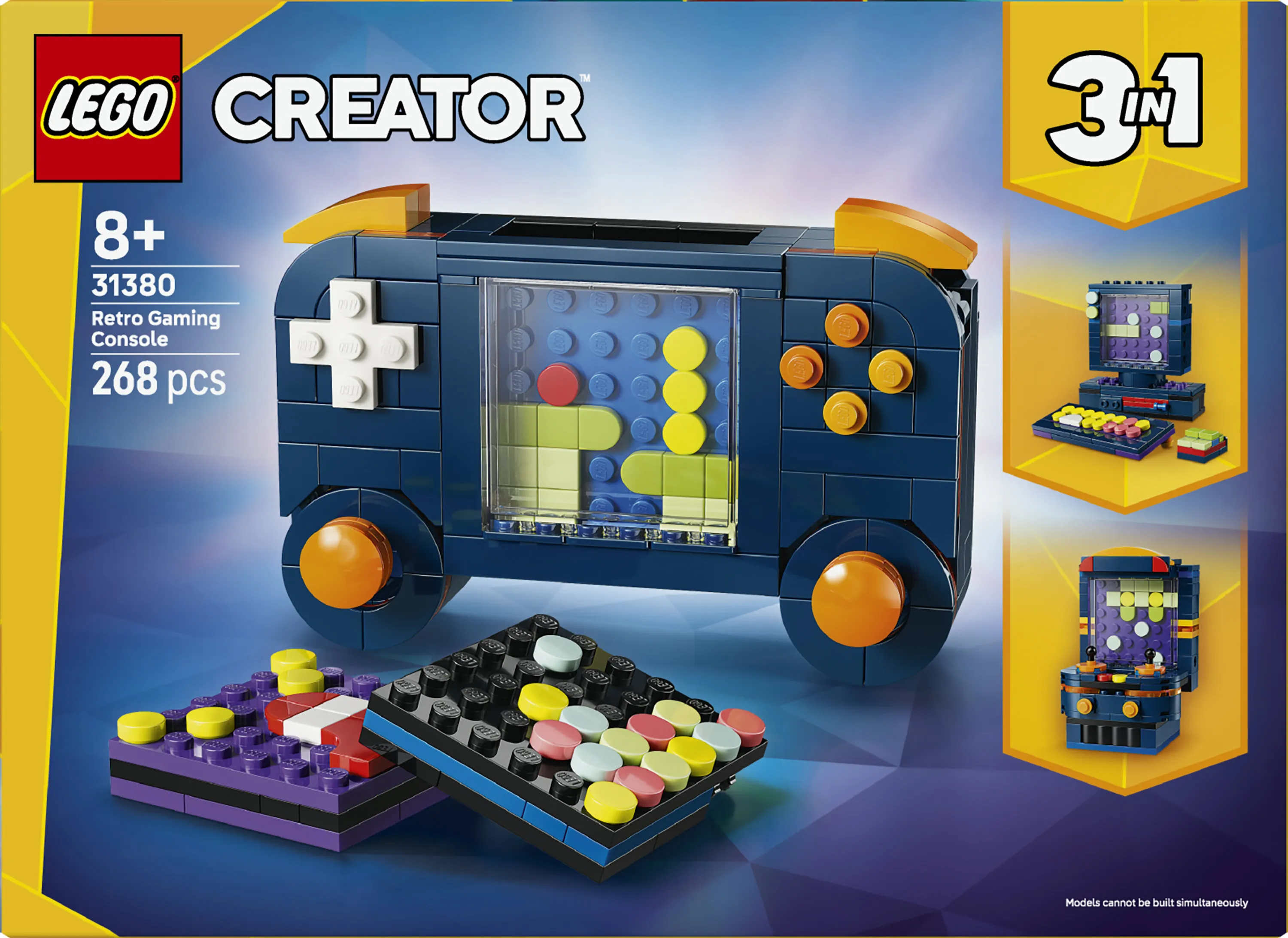 LEGO Creator 3-in-1 Retrotyylinen pelikonsoli 31380