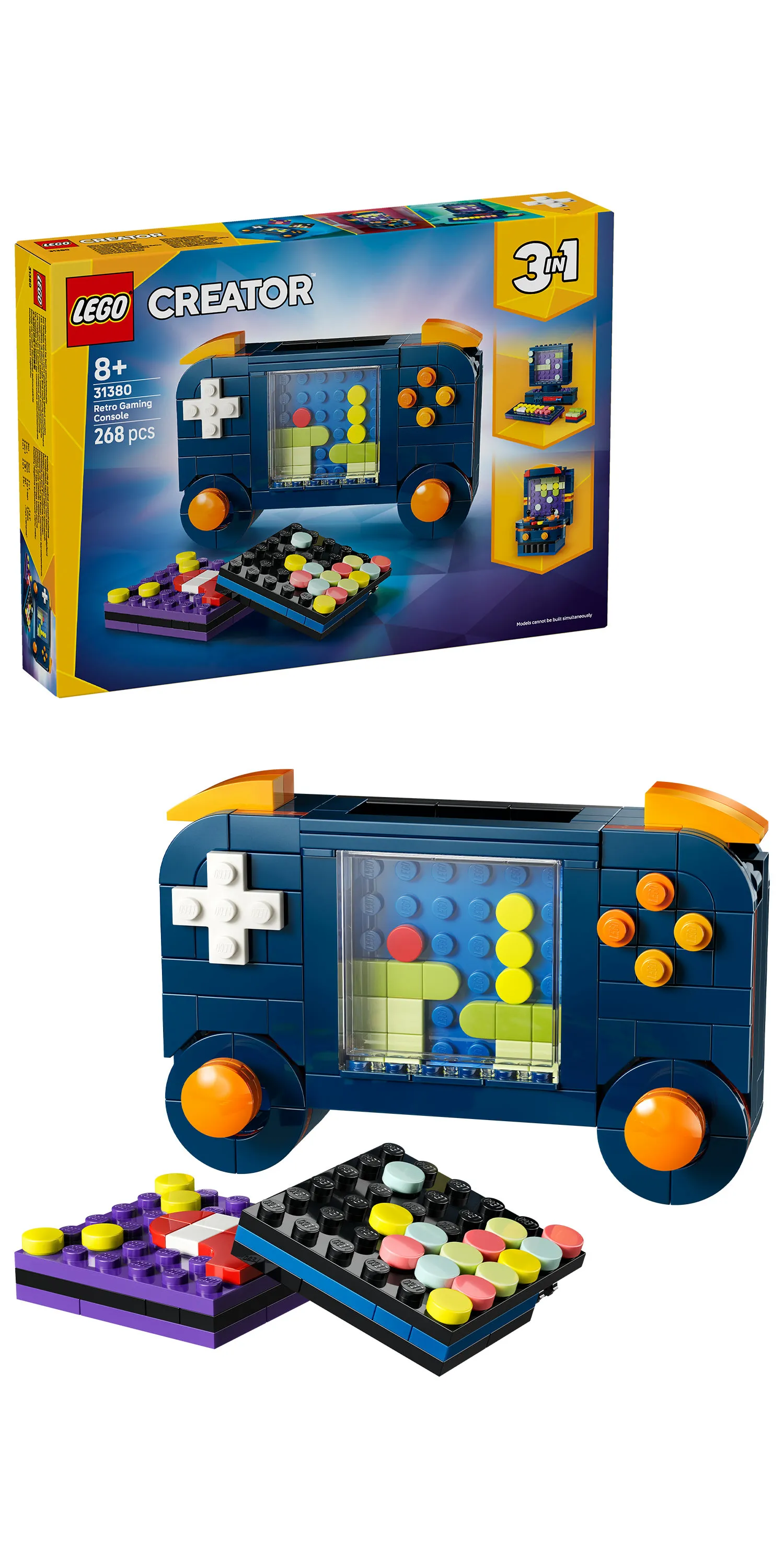 LEGO Creator 3-in-1 Retrotyylinen pelikonsoli 31380