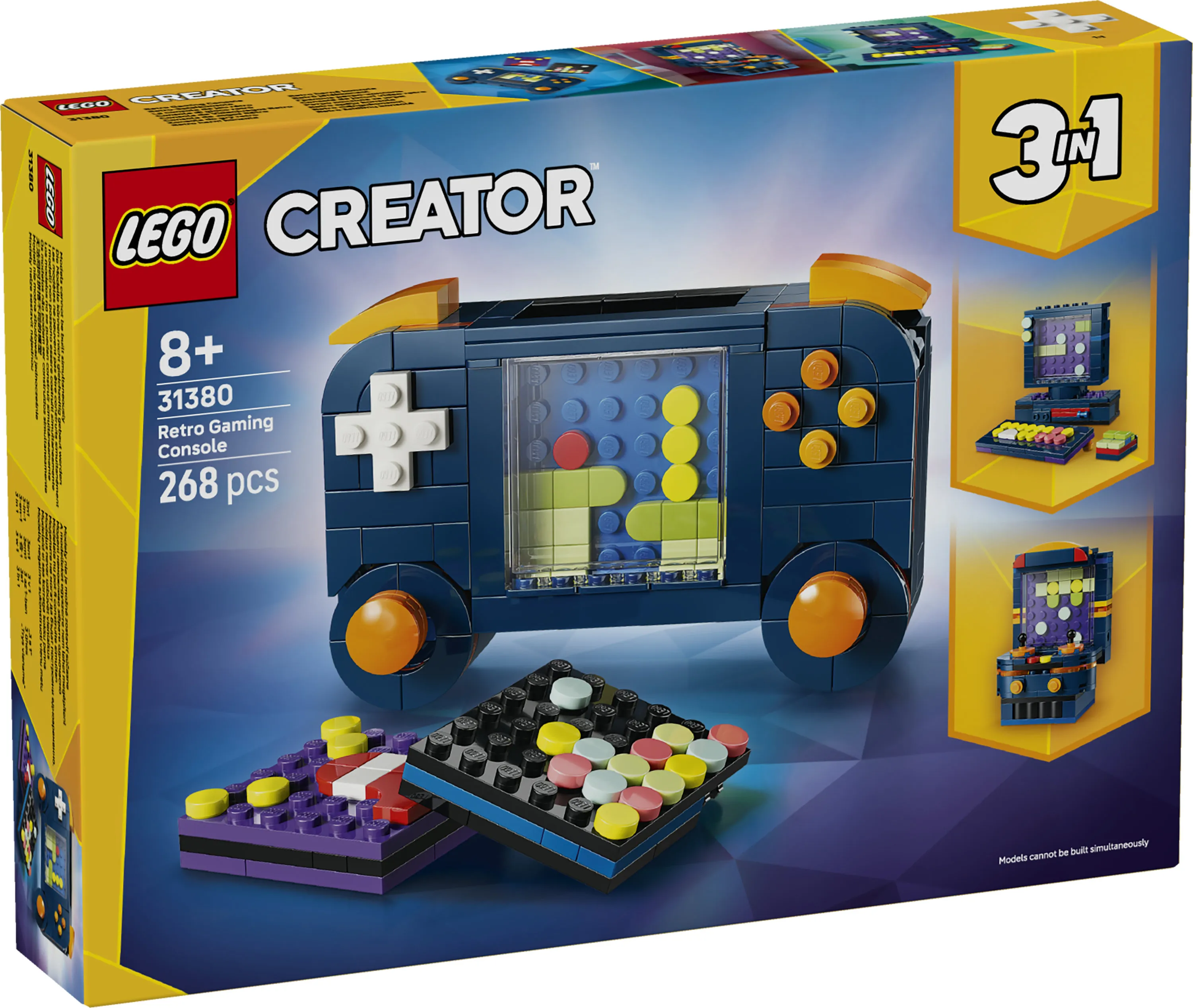 LEGO Creator 3-in-1 Retrotyylinen pelikonsoli 31380