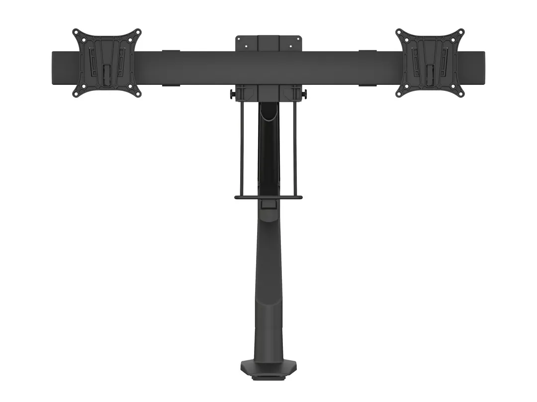 M VESA Gas Lift Arm Single Black HD w. Duo Crossbar