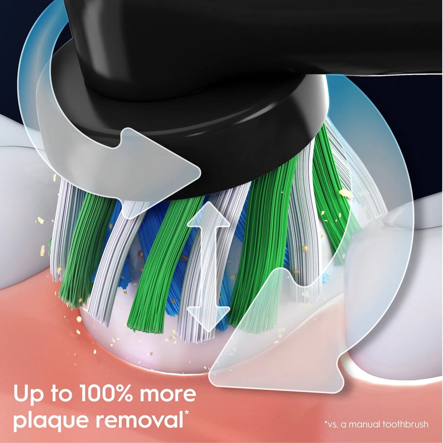 Oral-B Pro3 + Extra Refill -sähköhammasharja, musta