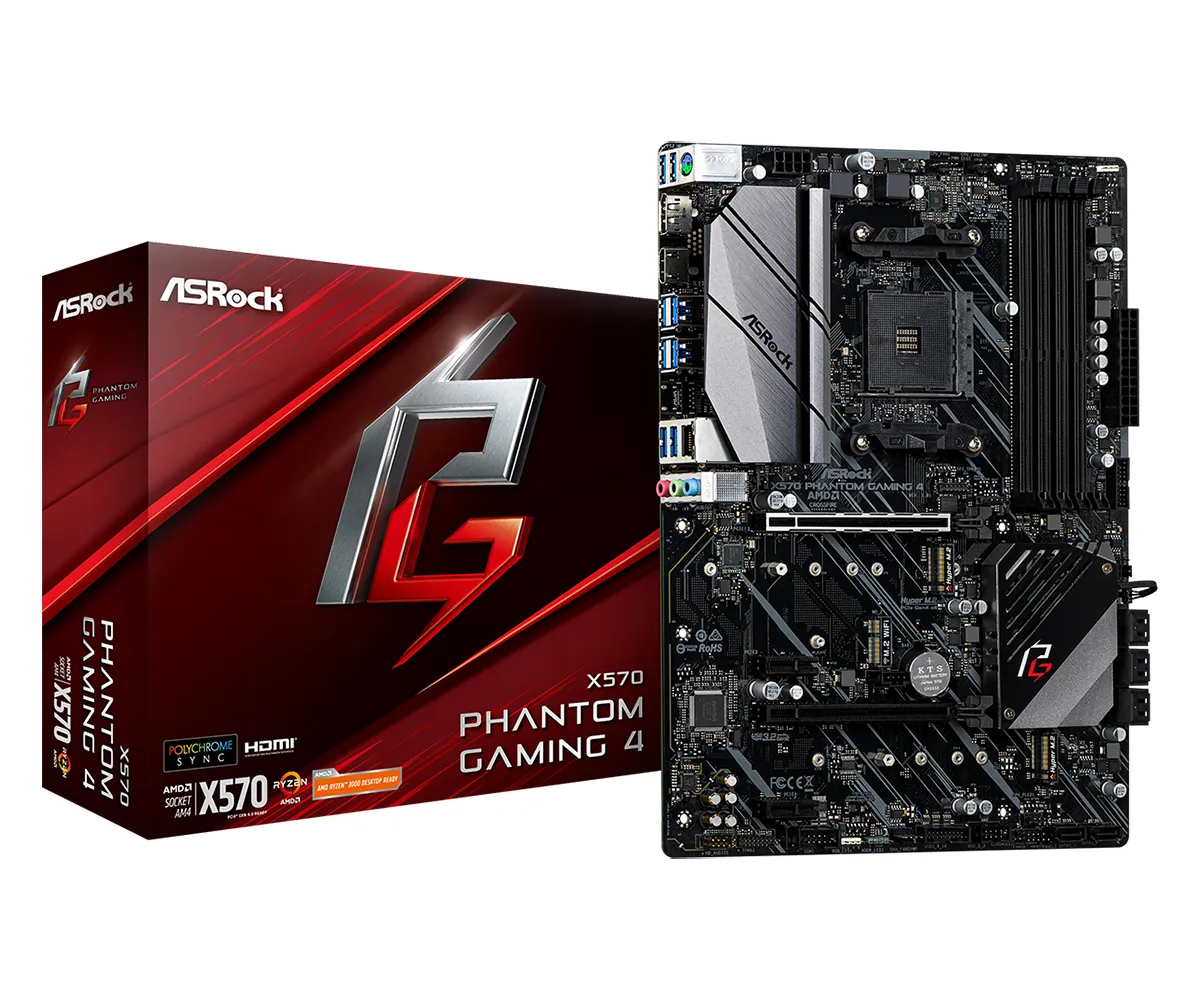ASRock X570 Phantom Gaming 4 ATX - moderkort