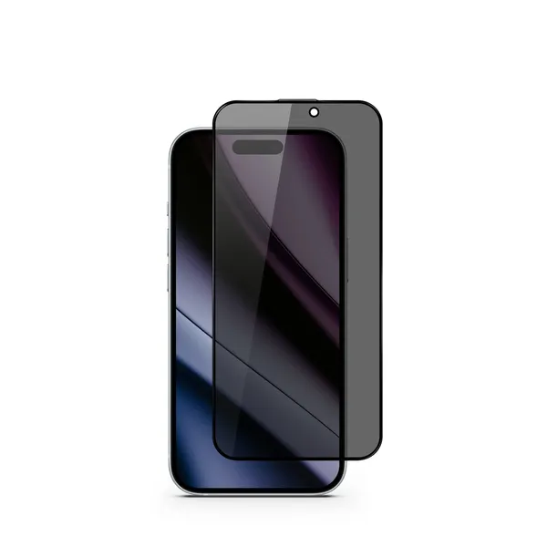 Epico Privacy Glass 3D f&ouml;r iPhone 16 - sk&auml;rmskydd
