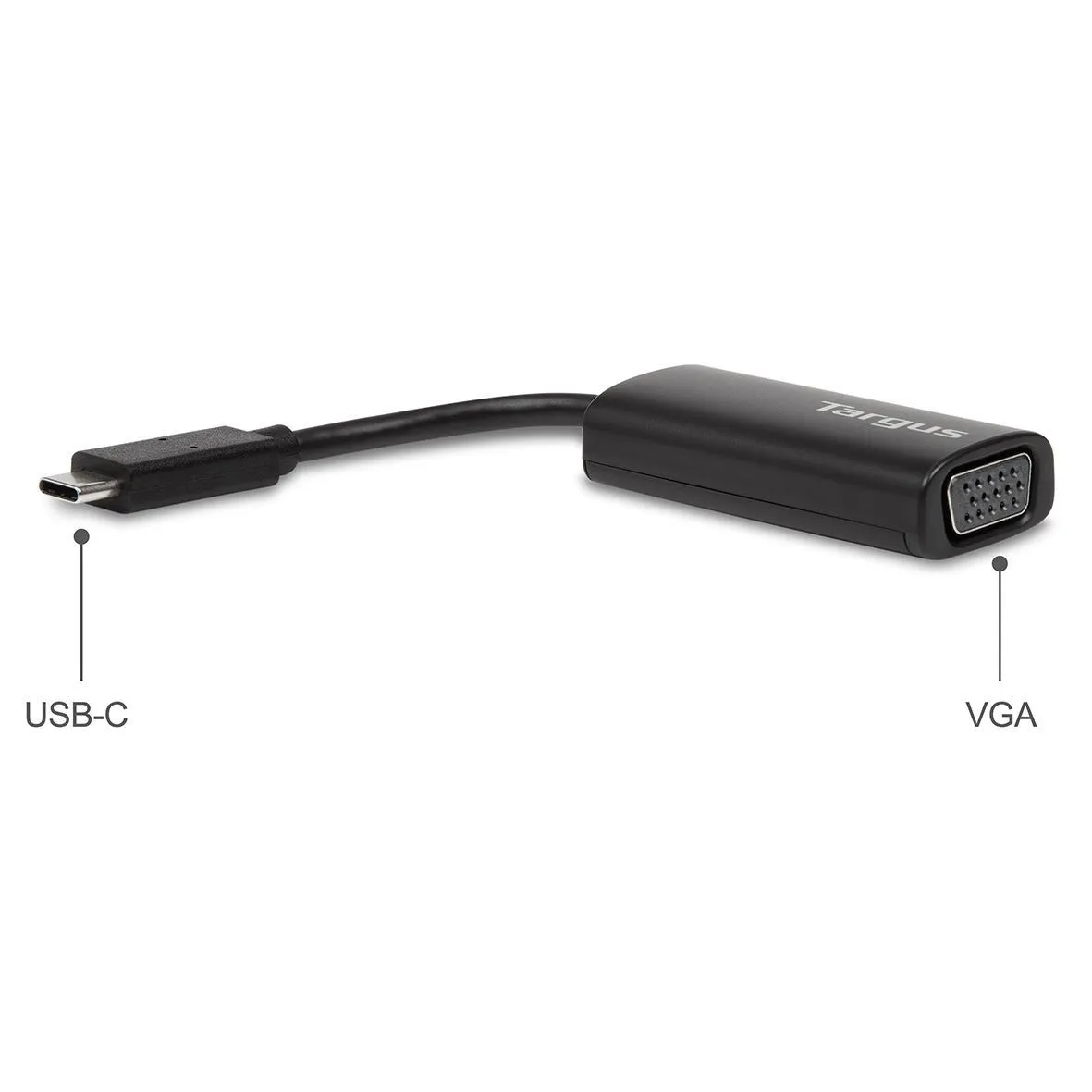 Targus - Ulkoinen videoadapteri - USB Type-C - VGA - musta