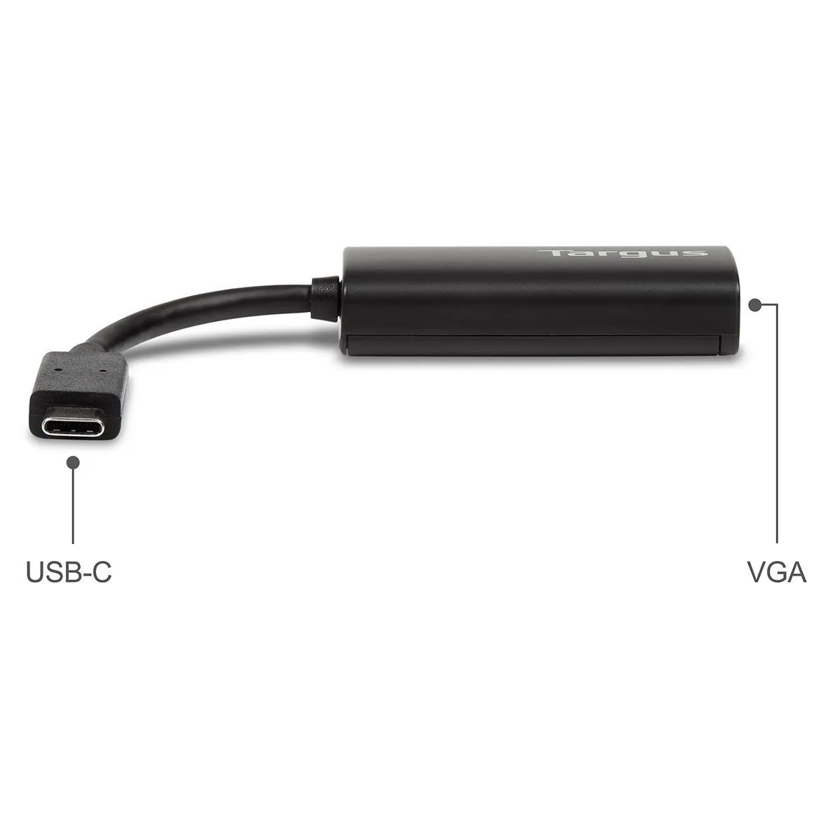 Targus - Ulkoinen videoadapteri - USB Type-C - VGA - musta