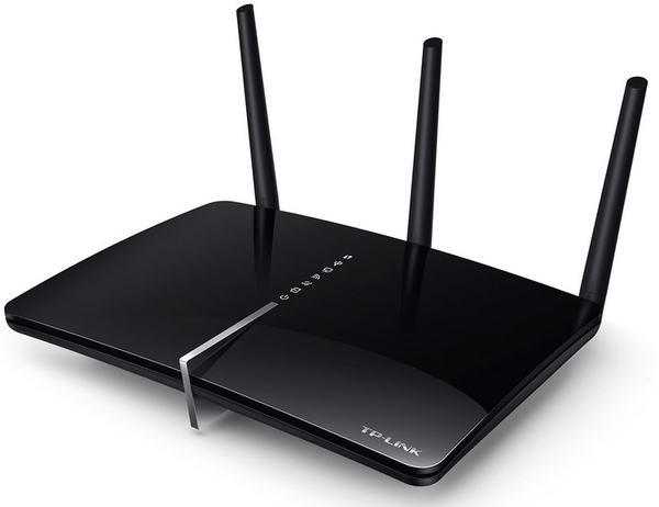 TP-LINK AC1750 WLAN Dualband Gigabit ADSL2+ Modem Router 4 Gigabit Ethernet Ports 2 USB 2.0 Ports Annex B