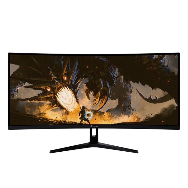 Arozzi 34" Nova. QHD, 165Hz, 1ms, VA - curved gaming monitor, Black