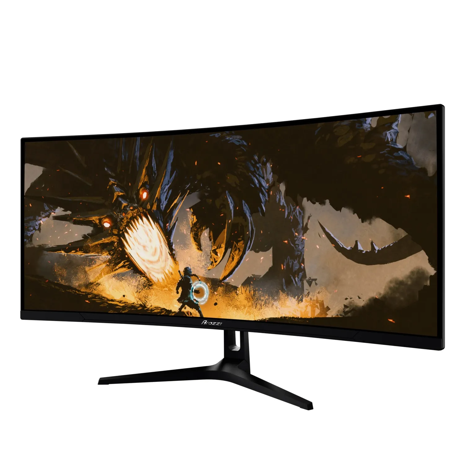 Arozzi 34&quot; Nova. QHD, 165Hz, 1ms, VA - curved spelsk&auml;rm, Svart