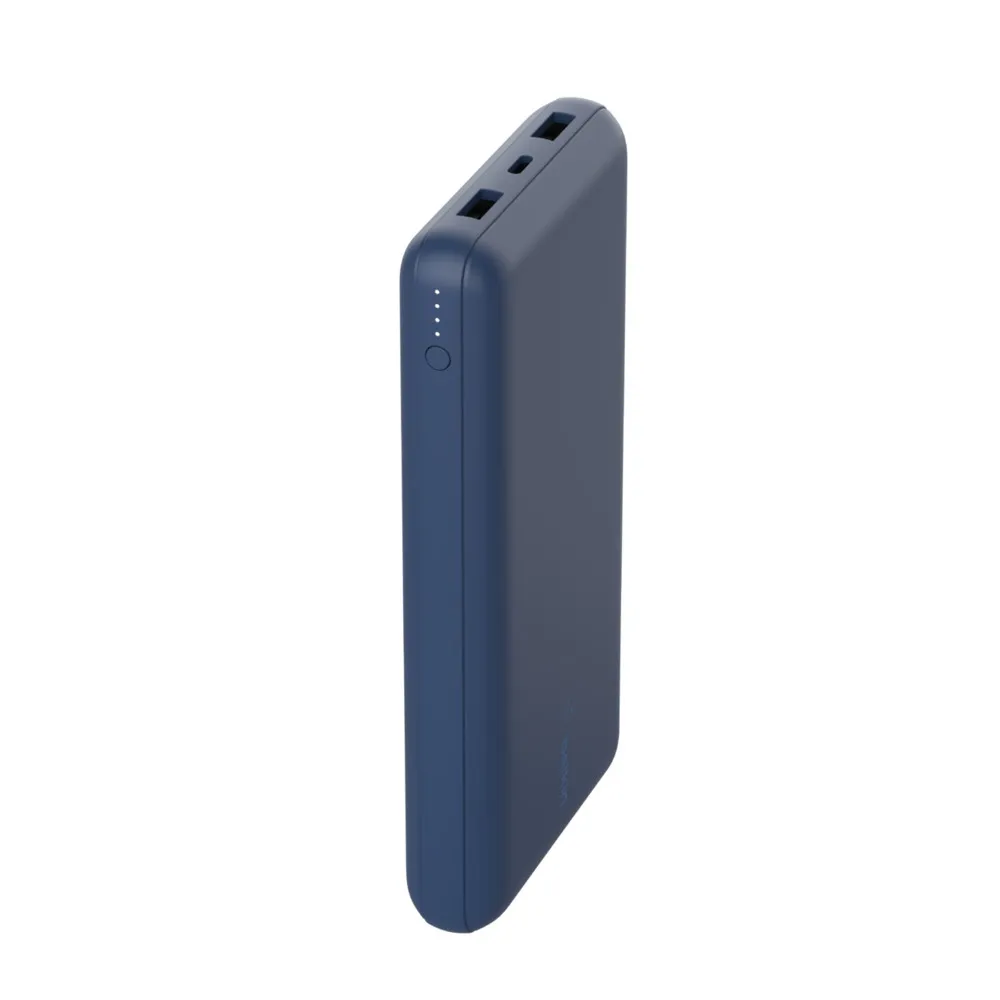 Belkin 20K Power Bank, USB-A &amp; C 15w, Blue