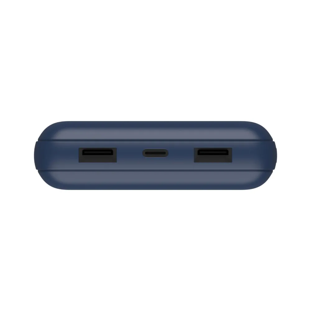 Belkin 20K Power Bank, USB-A &amp; C 15w, Blue