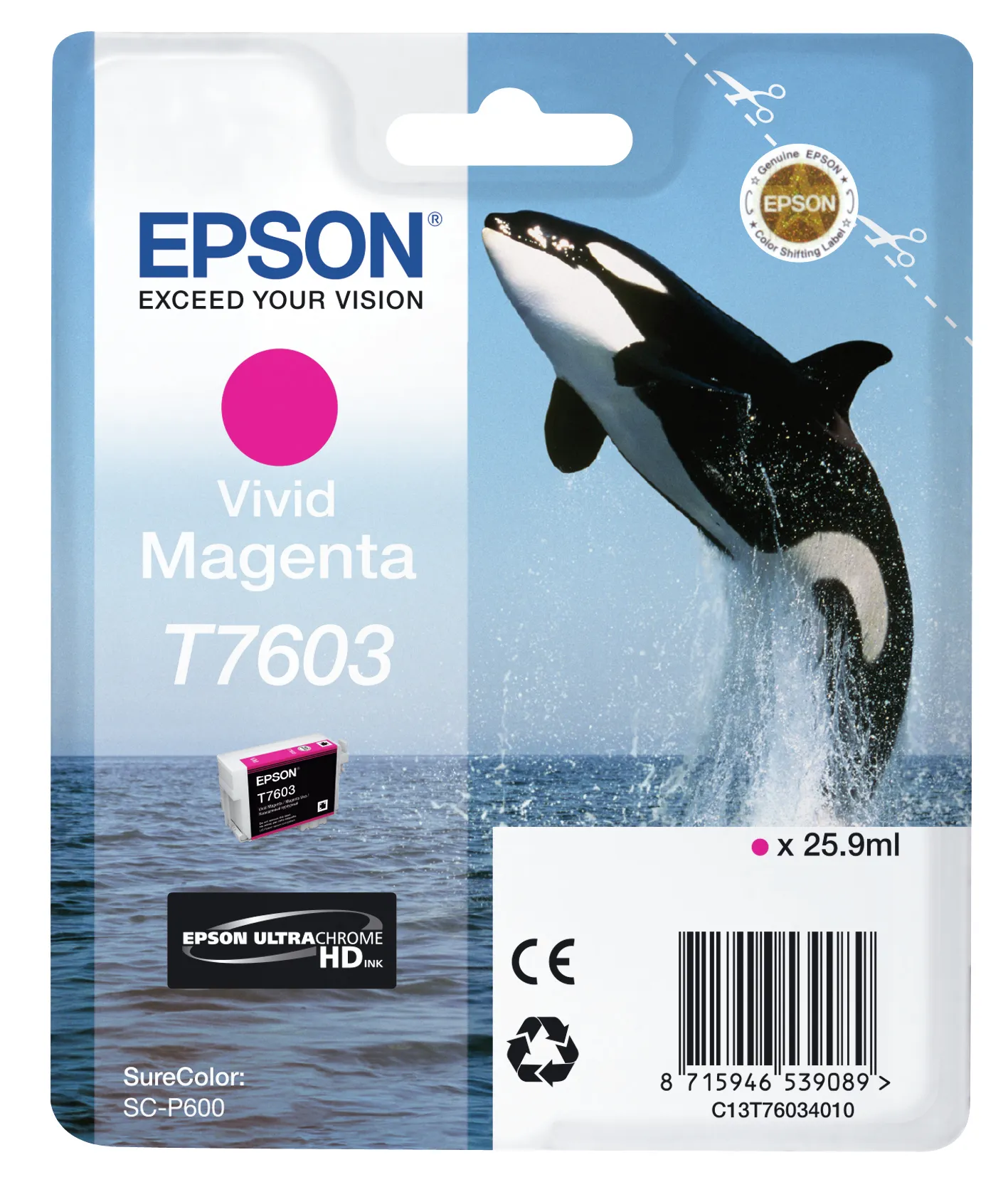 EPSON VIVID MAGENTA T7603 INK