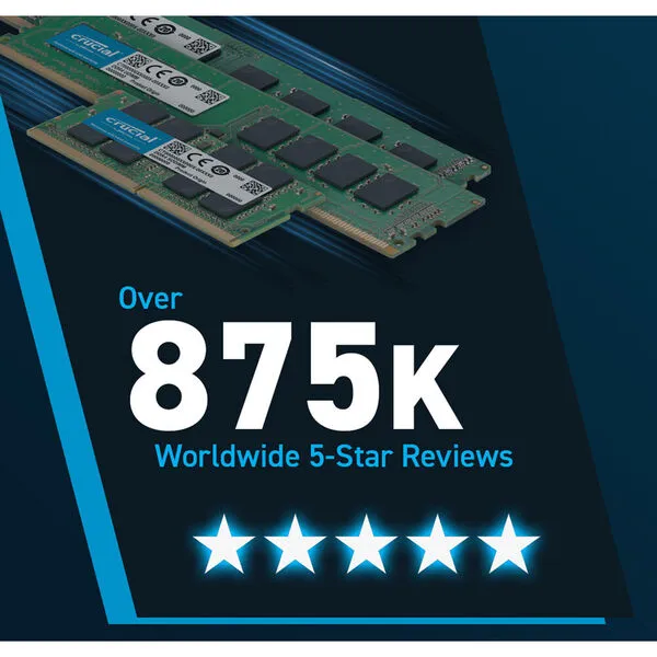 Crucial 32GB (2 x 16GB), DDR5 4800MHz, CL40 - memory
