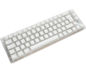 Ducky One 3 Aura White SF 65% mekaniskt speltangentbord, Gateron Baby Kangaroo, vit