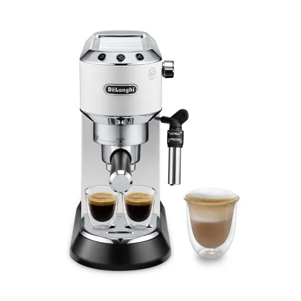 Delonghi Dedica Style EC 685 - espressomaskin, Svart, Silver, Vit