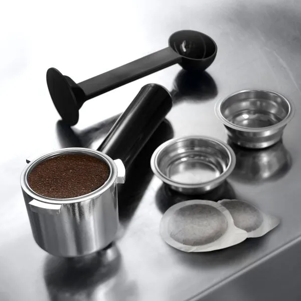 Delonghi Dedica Style EC 685 - espressomaskin, Svart, Silver, Vit