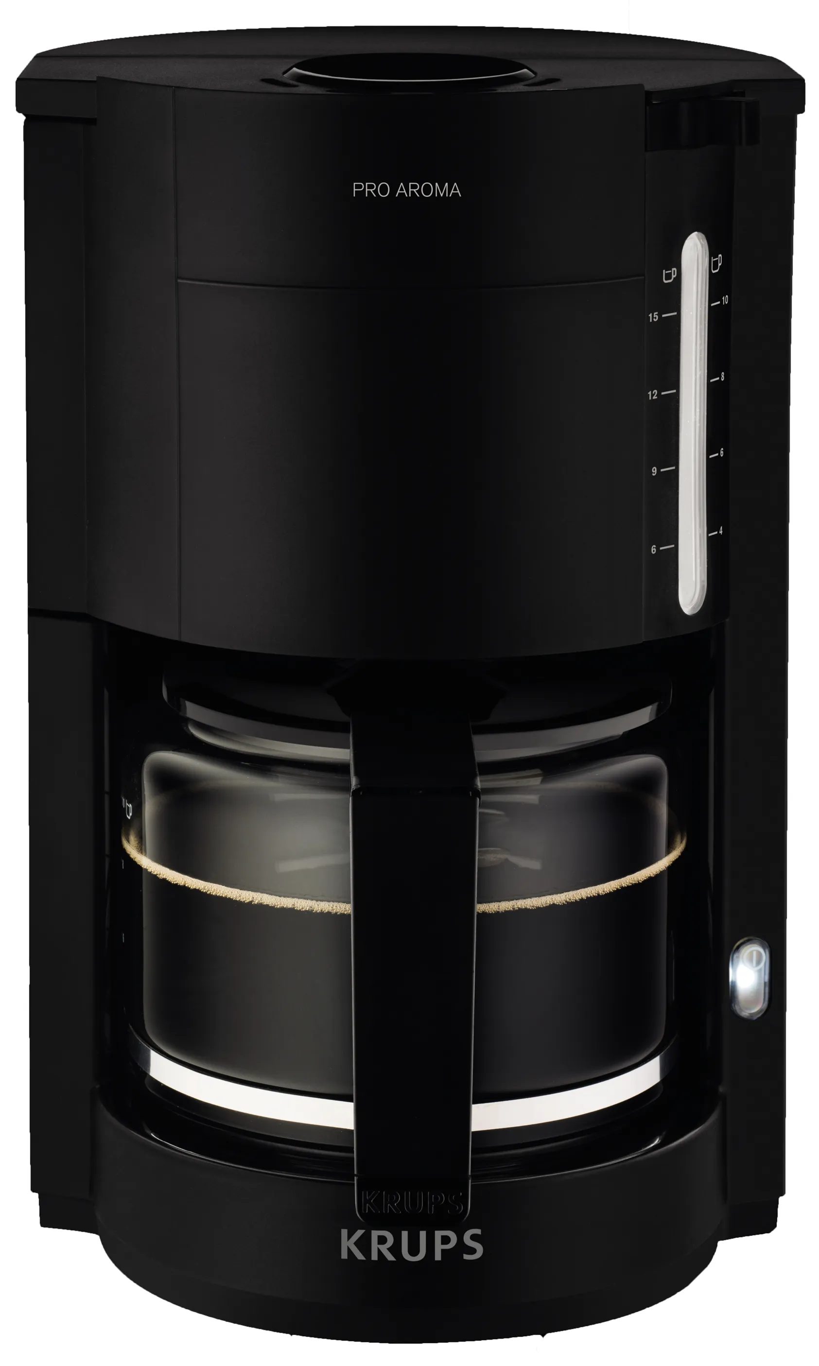 KRUPS Pro Aroma F 30908 15 koppar kaffebryggare, svart