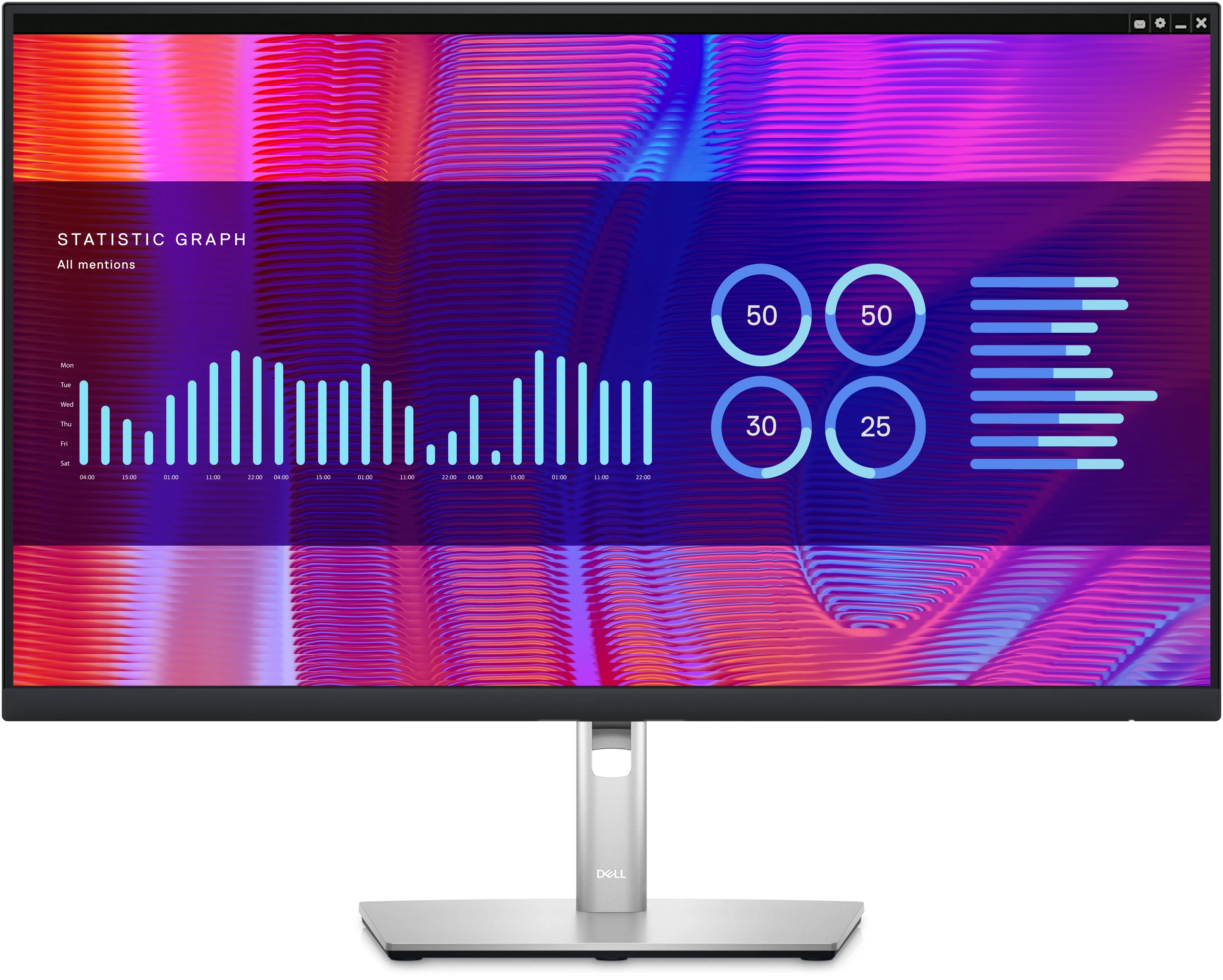 Dell P2723DE 27" QHD, IPS sk&auml;rm med USB-C hub