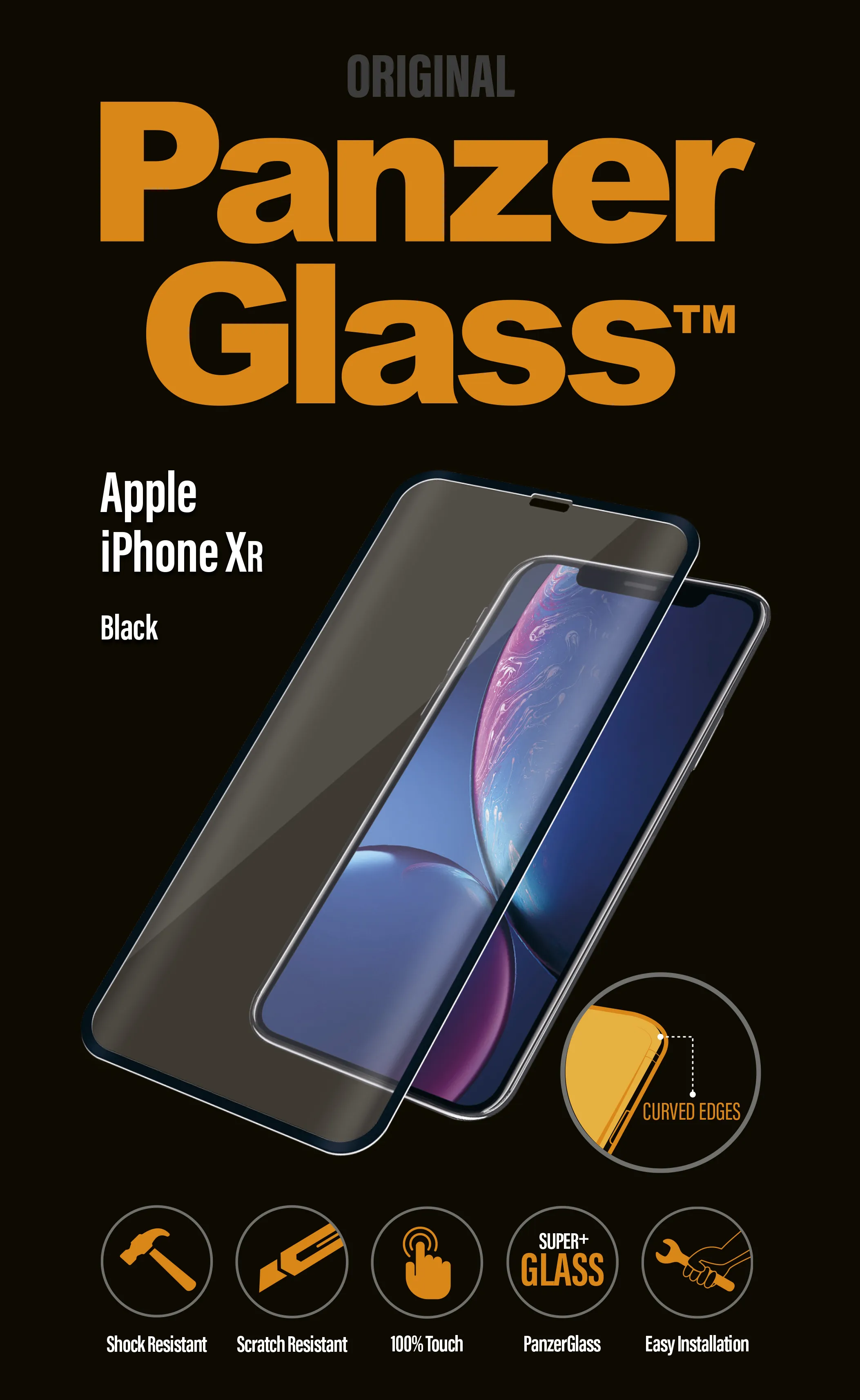 PanzerGlass iPhone XR (Curved) - Screen Glass