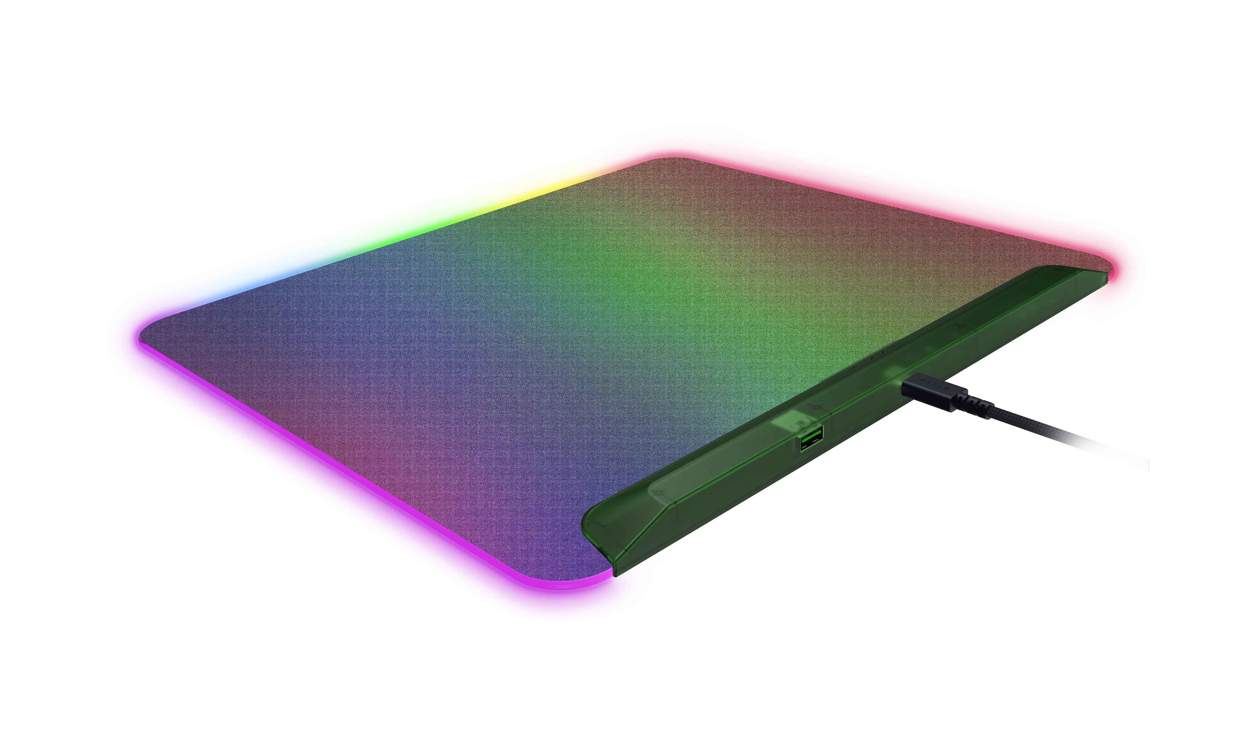 Razer Firefly V2 Pro - Phantom Green Edition RGB Gaming Mousepad with Hard Surface, 360x278 mm, Phantom Green