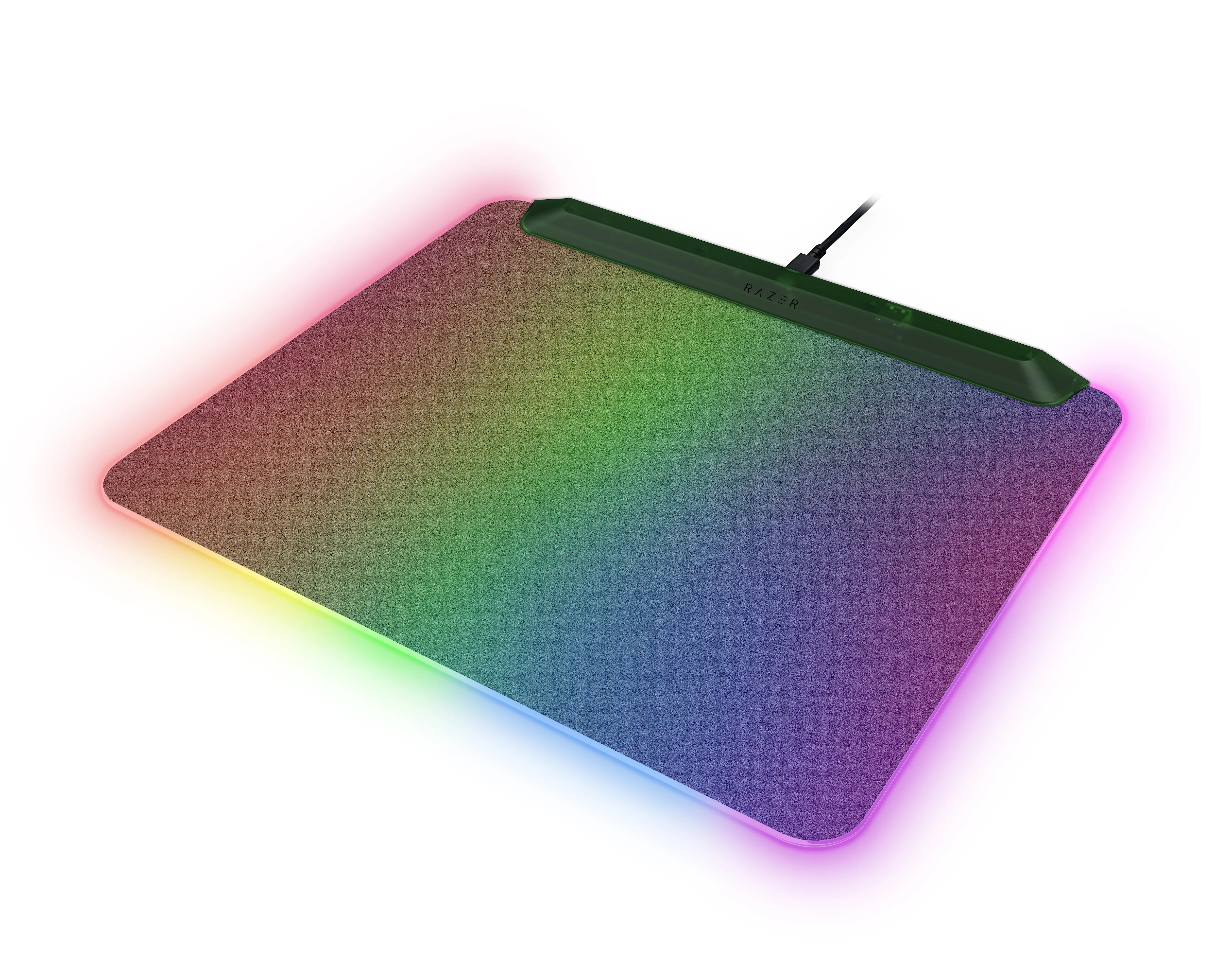 Razer Firefly V2 Pro - Phantom Green Edition RGB Gaming Mousepad with Hard Surface, 360x278 mm, Phantom Green