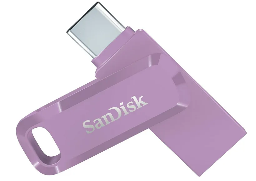 SANDISK Ultra Dual Drive Go USB Type-C Lavender Global 400MB/s 128GB SANDISK Ultra Dual Drive Go USB Type-C Lavender Global 400MB/s 128GB