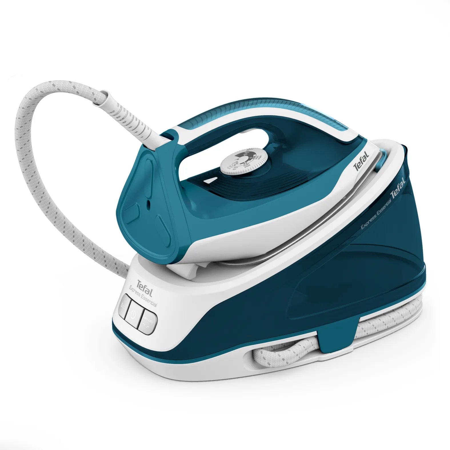 TEFAL Express Essential SV6115 Steam Generator Iron, 2200W, 5.2 bar, 1.4L, White/Grey