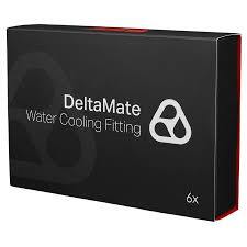 Thermal Grizzly DeltaMate ST13 13/10mm G1/4" 6-pack slangkoppling, svart