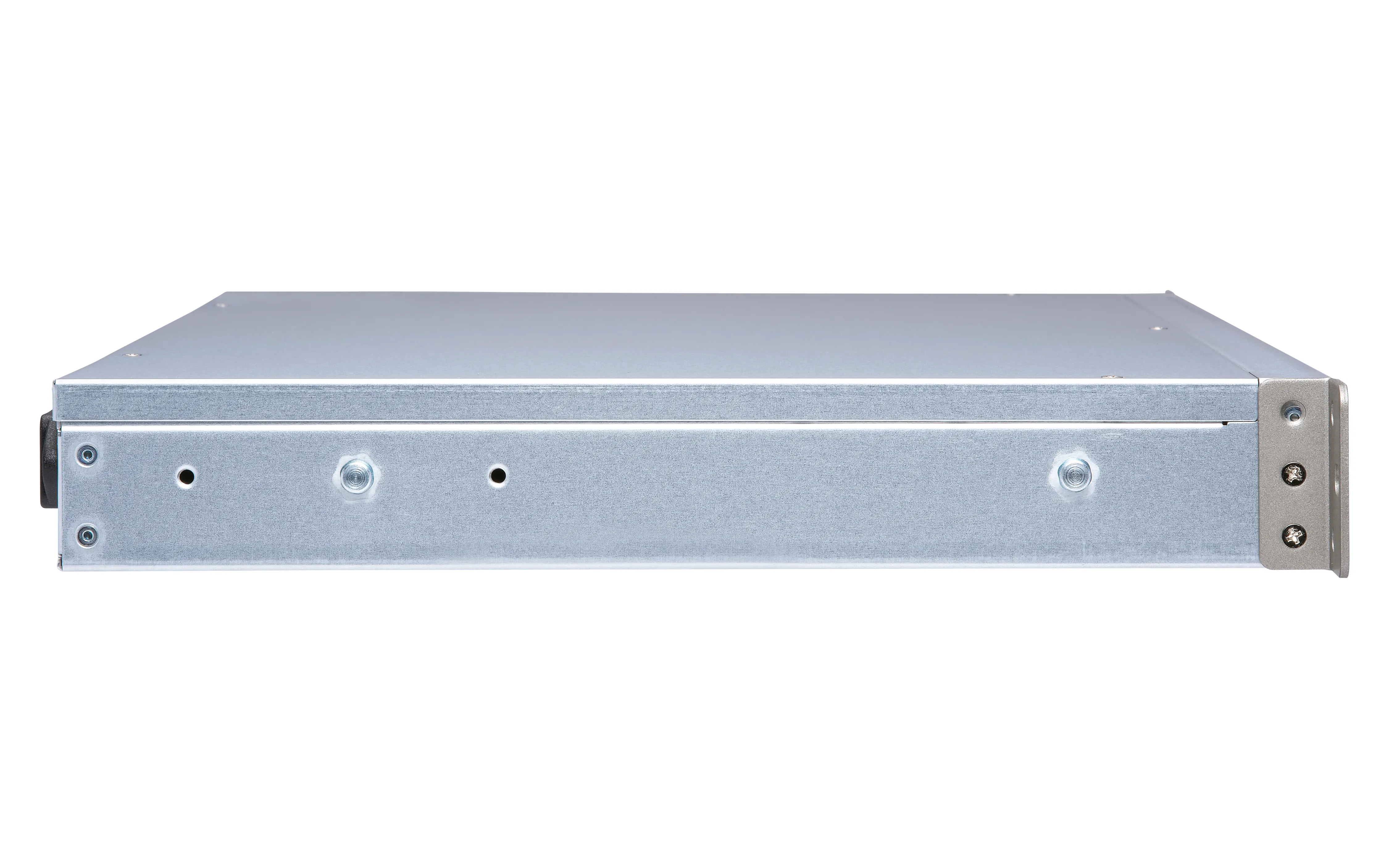 QNAP 4-Bay 4-Bay quad-core 1.7 GHz short-depth rackmount NAS with 100W power supply 2GB DDR3 SODIMM RAM max 8GB SATA 6Gb/s 1x 10GbE