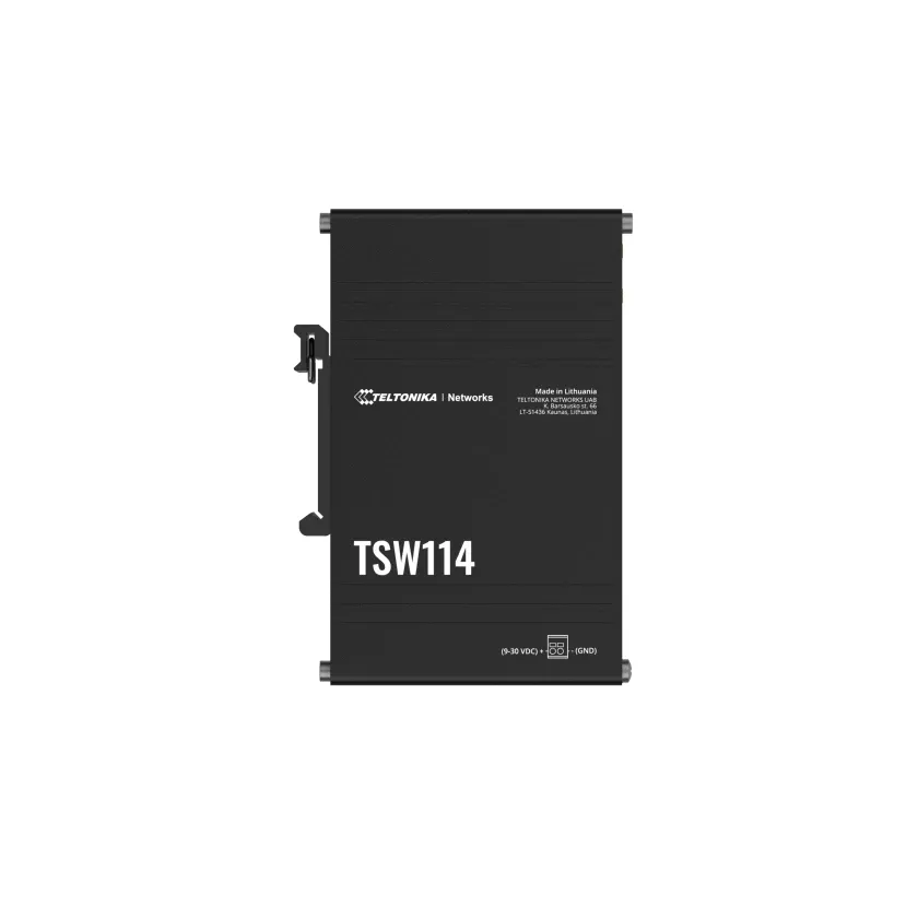 TELTONIKA NETWORKS TSW114 Gigabit ethernet switch with DIN rail