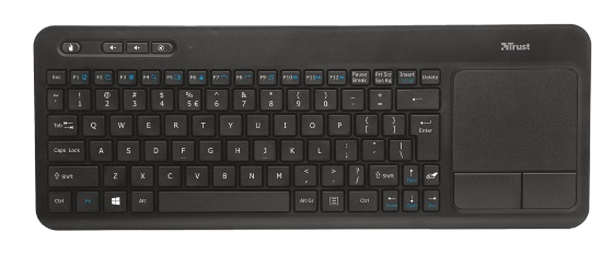 TRUST ND VEZA WRLESS TOUCHP KB - WIRELESS TOUCHPAD KEYBOARD