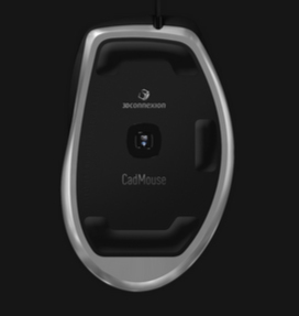 3DCONNEXION CadMouse - 7 buttons (incl. the dedicated middle mouse button) - 8200dpi / 1000Hz laser sensor - QuickZoom