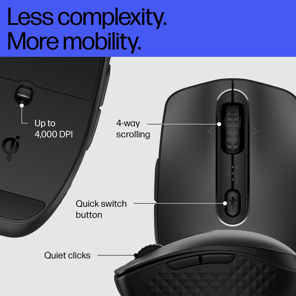 HP 695 Qi-Charging Wireless Mouse