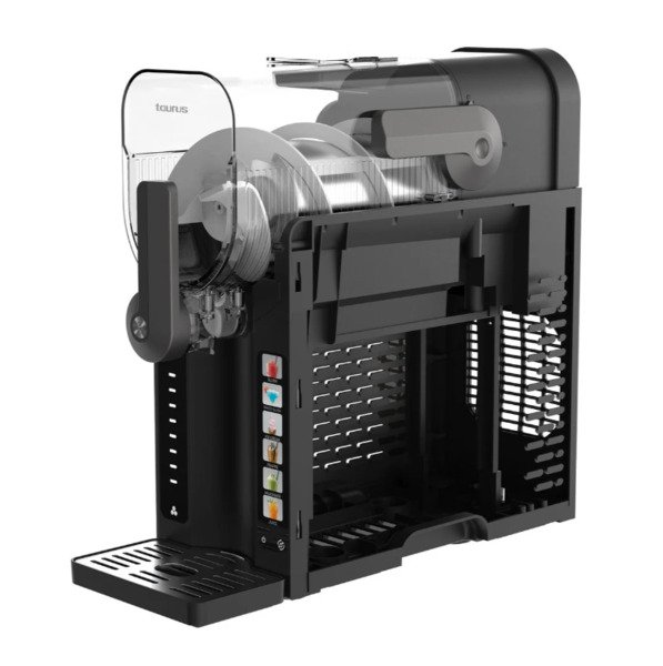 TAURUS Ice Flow 2600 Ice Cream Maker, 2.6 Litres, 200 Watt, 6 Programs, Touch Screen