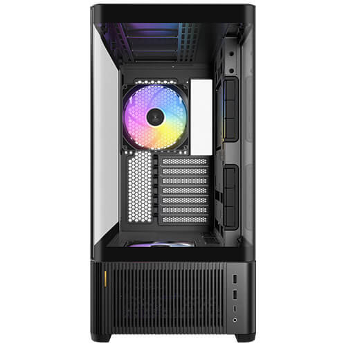 Antec C6 Curve ARGB Midi-Tower Case with window and RGB lighting, Black